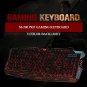 Tri-Color Backlit Computer Gaming Keyboard Teclado USB Powered Full N-Key Game