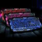 Tri-Color Backlit Computer Gaming Keyboard Teclado USB Powered Full N-Key Game