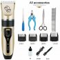 Electrical Dog Hair Trimmer Pet Trimmer Haircut Machine Rechargeable Low-noise