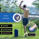 11L Pvc Outdoor Inflatable Shower Pressure Shower Water Bag Portable Camp Shower