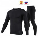 Herobiker Men's Fleece Lined Thermal Underwear Set Motorcycle Skiing Base Layer