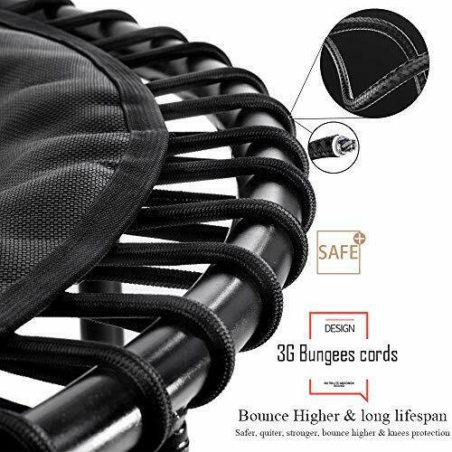 DARCHEN 450 lbs Mini Trampoline for Adults, Indoor Small Rebounder
