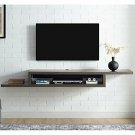 Martin Furniture  Asymmetrical Floating Wall Mounted TV Console, 72inch, Skyline