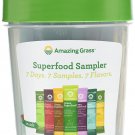 Amazing Grass Green Superfood Sampler Super Greens Powder & Spirulina 7 Flavors