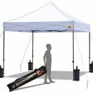 ABCCANOPY Pop up Canopy Tent Commercial Instant Shelter with Wheeled Carry Bag,