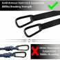 Gold Armour Camping Hammock - Extra Large Double Parachute Hammock (2 Tree Strap