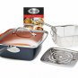Gotham Steel Cookware + Bakeware Set with Nonstick Durable Ceramic Copper Coatin