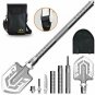 BESROY Camping Shovel-Portable Military Folding Shovel with Tactical Waist Pack&