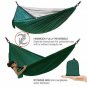 Double Single Camping Hammock,Portable Hammock with Net and Tree Straps,Lightwei