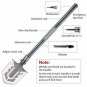 Weanas Military Folding Shovel Multitool Portable Tactical Army Spade Survival A