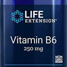Life Extension Vitamin B6 250 mg, 100 Vegetarian Capsules