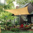 COCONUT Outdoor Sun Shade Sail Canopy, 10' x 14' Rectangle Shade Cloth Patios Co