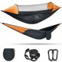 G4Free Large Camping Hammock with Mosquito Net 2 Person Pop-up Parachute Lightwe