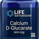 Life Extension Calcium D-Glucarate 200 Mg, 60 vegetarian capsules