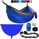 Gold Armour Camping Hammock and Bug Net Set - Double Parachute Hammock (2 Tree S