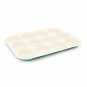 GreenLife Bakeware Muffin Ceramic Pan, Turquoise