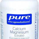 Pure Encapsulations - Calcium Magnesium (Citrate) Highly-Absorbable 180 Capsules