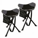 REDCAMP 2-Pack Camping Stool Folding, 17-inch Tall Lightweight Portable Tripod C