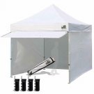 Eurmax 10 x 10 Pop up Canopy Commercial Tent Outdoor Party Canopies with 4 Remov