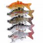VTAVTA 5.51inch Bass Fishing Lures Freshwater Fish Lures Swimbaits Slow Sinking
