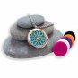 Aromatherapy Essential Oil Necklace Diffuser Gift Set, Stainless Steel Locket