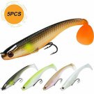 TRUSCEND Fishing Lures Paddle Tail Crawfish Swimbaits Fishing Soft Plastic Shad