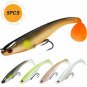 TRUSCEND Fishing Lures Paddle Tail Crawfish Swimbaits Fishing Soft Plastic Shad