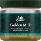 Gaia Herbs Golden Milk Powder Made with Organic Turmeric Ashwaganda, Dates 4.3oz