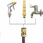 ShowNew Garden Hose Quick Connectors, Solid Brass 3/4 inch GHT Thread Easy Conne