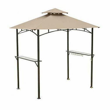 Garden Winds Replacement Canopy for Grill Shelter L-GZ238PST-11, MS1208404301, R