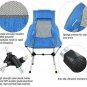 MARCHWAY Lightweight Folding High Back Camping Chair with Headrest, Portable Com
