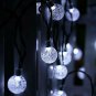 Lyhope Solar String Lights, 20 ft 30 LED Crystal Ball Waterproof Solar Powered G