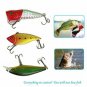 77Pcs Fishing Lures Kit Set for Bass,Trout,Salmon,Including Spoon Lures,Soft Pla