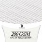 Royal Shade 12' x 12' White Square Sun Shade Sail Canopy Outdoor Patio Fabric Sh