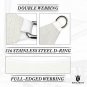 Royal Shade 12' x 12' White Square Sun Shade Sail Canopy Outdoor Patio Fabric Sh