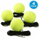 SCIONE Tennis Trainer Ball with String 4 Pack,Sport Tennis Stroke Tennis Ball wi