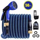 WOVUU Garden Hose Expandable 50FT,Flexible Durable Water Hose with 10 Spray Hose