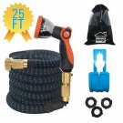 HomeGardenWish Garden Hose 25ft Expandable Kink Free Hose Flexible Lightweight D