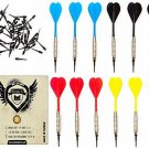 SHOT TAKER CO. EST. 2017 Soft Tip Darts Set |12 pc Bar Darts | 50 Extra Black 2B