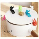 DALJIAFA Silicone Lid Lifters Kitchen Tools Lid Stand Heat Resistant Holder Keep