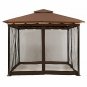 ABCCANOPY Gazebo Mosquito Netting Screen Walls for 10' x 12' or 11'x 14' Gazebo