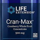Life Extension Cran-Max 500 Mg, 60 Vegetarian Capsules (package may vary)
