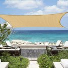 Shade&Beyond Sun Canopy Shade Sail 12'x16' Rectangle UV Block for Patio Deck Yar