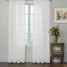 CURTAIN FRESH Arm & Hammer Odor Neutralizing Sheer Voile Window Curtains, 59" x