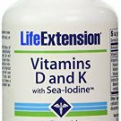 Life Extension Vitamins D and K with Sea-Iodine, 60 Capsules