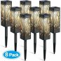 URPOWER Solar Lights Outdoor Upgraded Solar Pathway Lights with Bigger Solar Pan