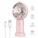 Portable Handheld Fan, Compact Evaporative Cooler Air Humidifier with 3 Speeds,