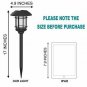 MAGGIFT 6 Lumen Solar Powered Pathway Lights, 6 Pack Outdoor Landscape Lights, W