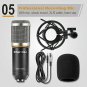 BM-800 Condenser Microphone Cardioid Studio Recording with Shock Mount XLR Cable