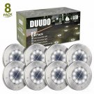 DUUDO Solar Ground Light, Upgraded 10 LED Garden Pathway Outdoor Waterproof in-G